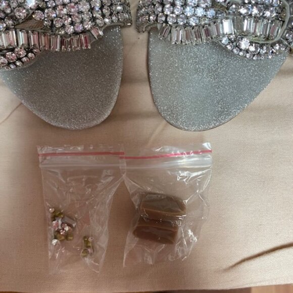 BADGLEY MISCHKA WEDGE BOX AND DUST BAG WORN ONCE - Picture 4 of 5